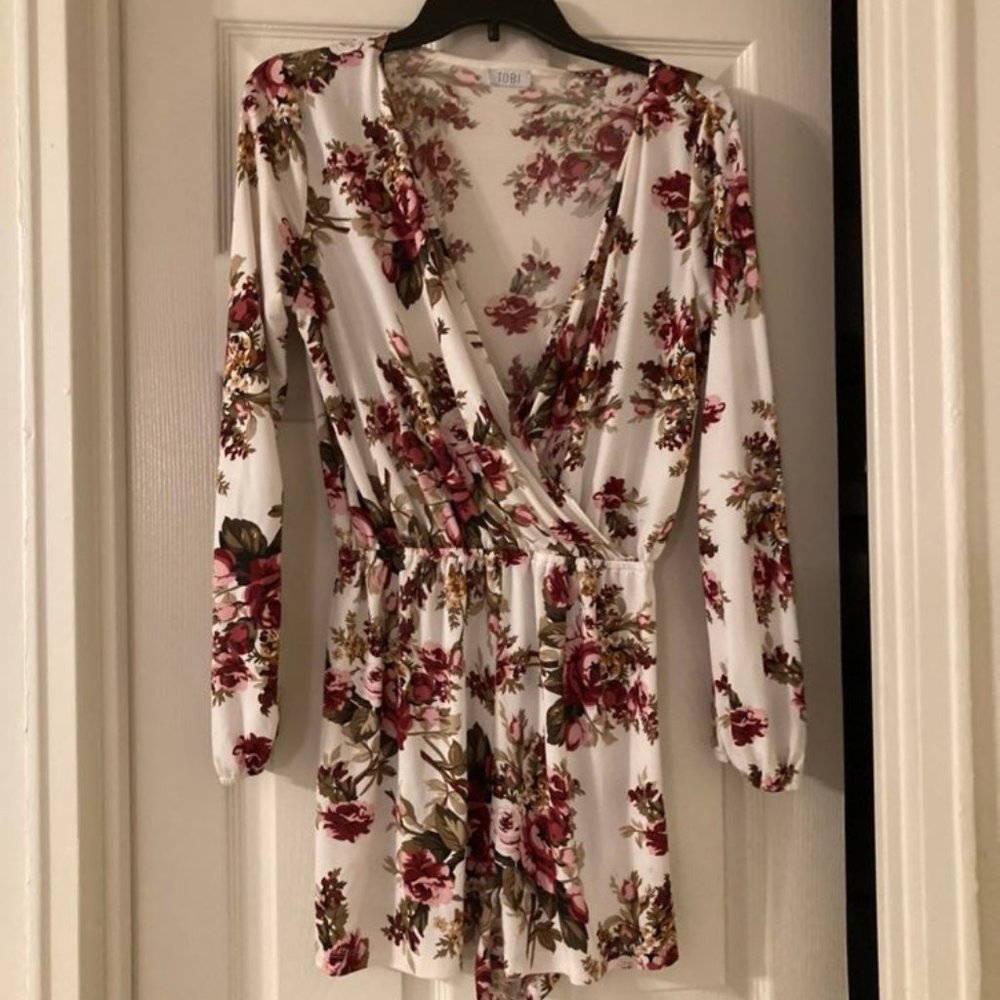Floral Wrap Romper